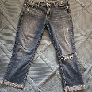 Silver jeans co elyse Capri size 30